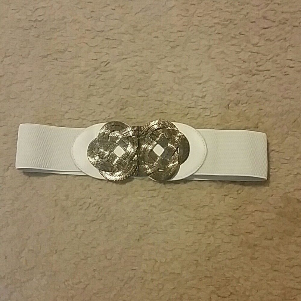 Gold and Cream Belt